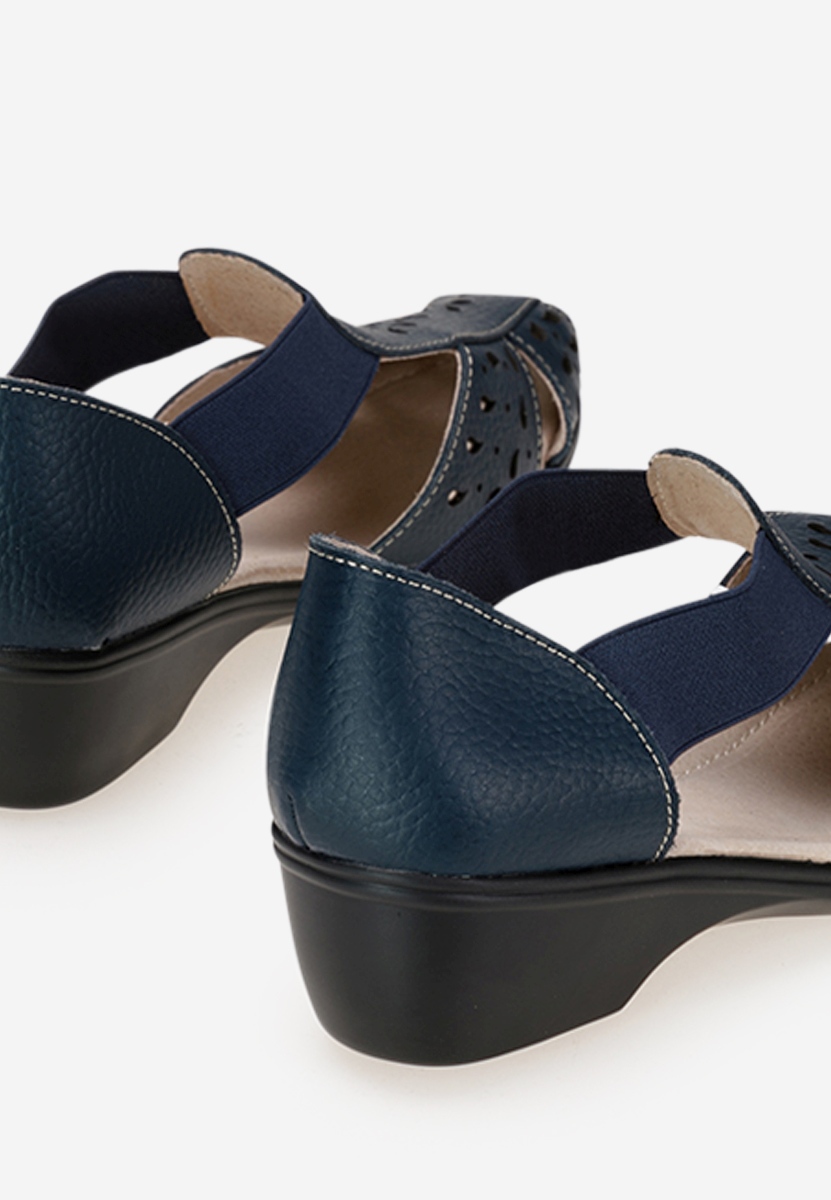 Sandale dama piele Melona navy