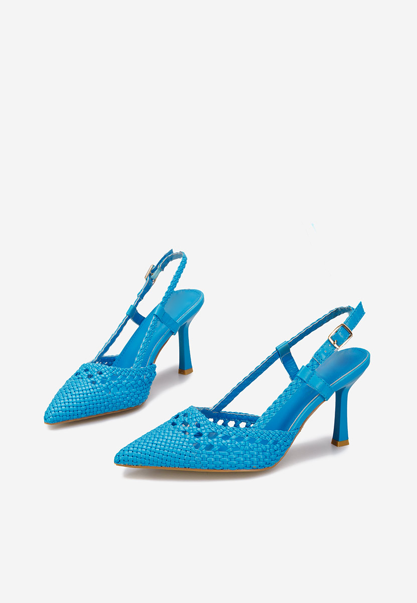 Pantofi slingback Heliosa albastri