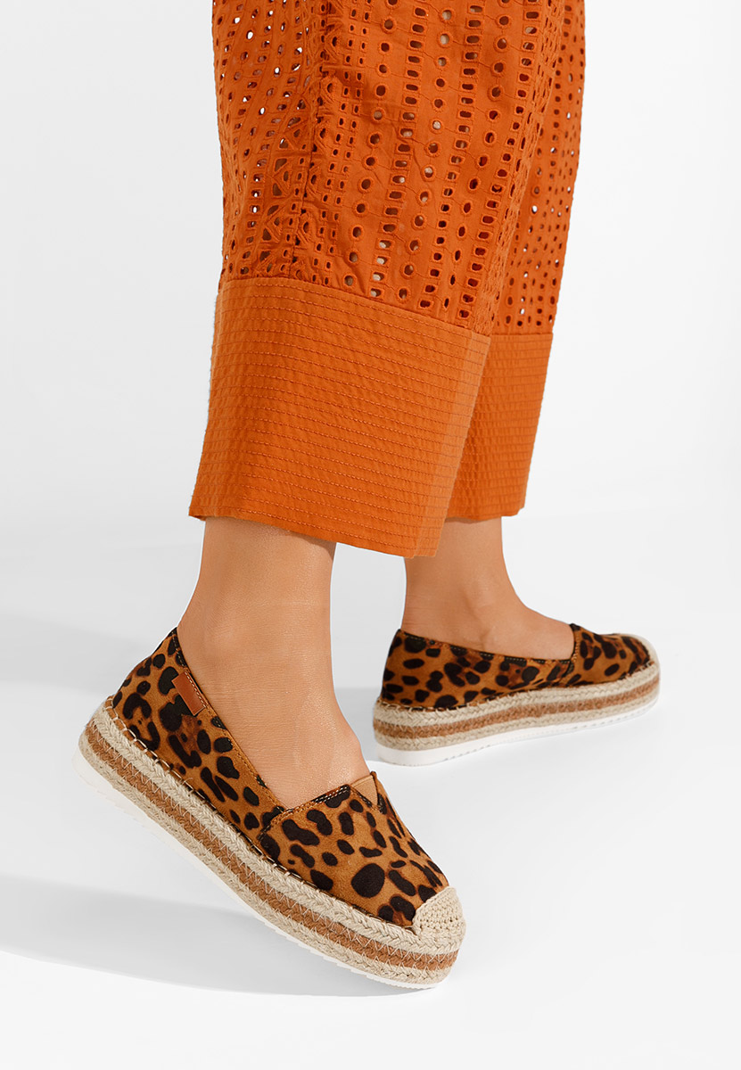 Espadrile dama Quarina camel