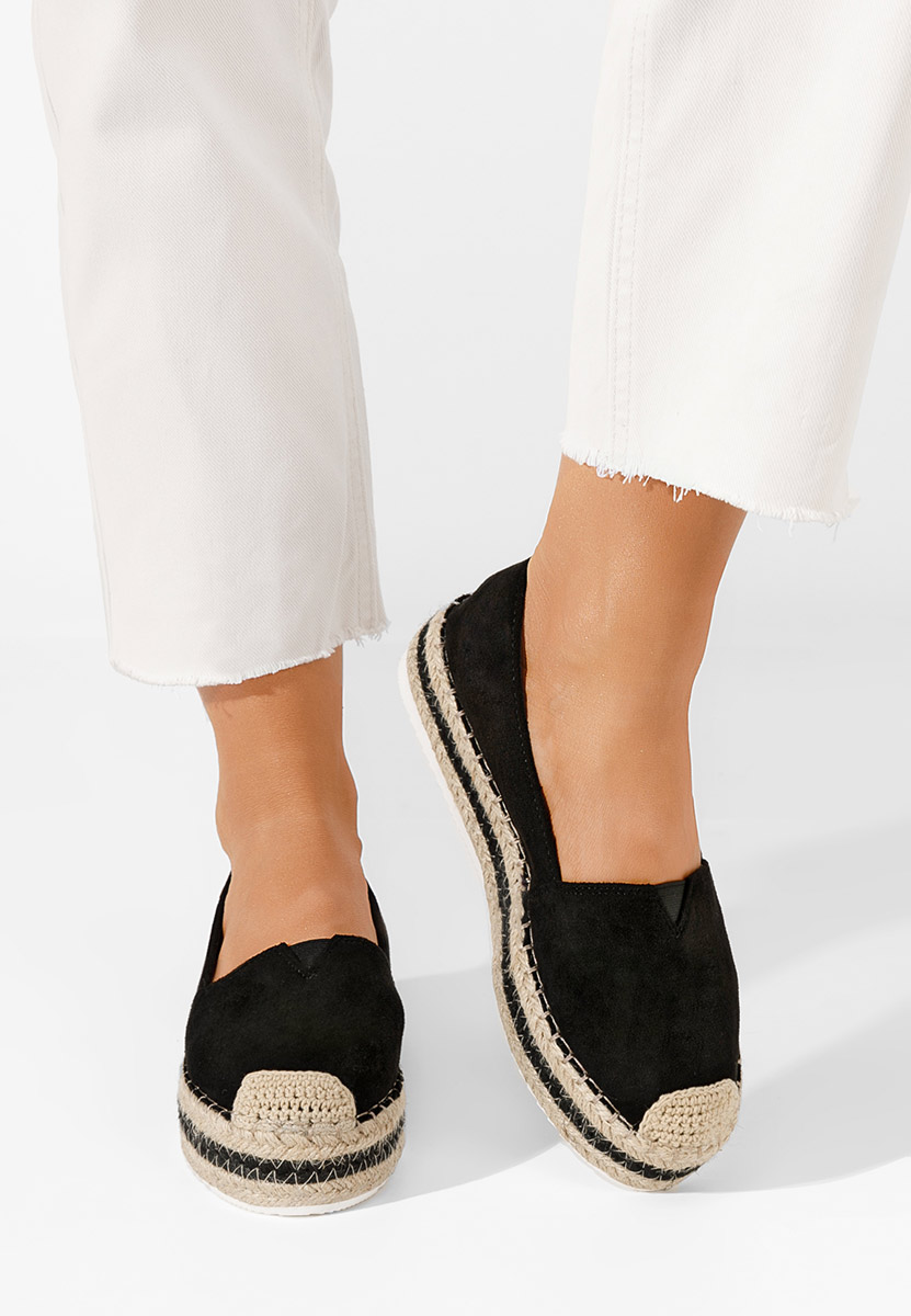 Espadrile dama Quarina negre