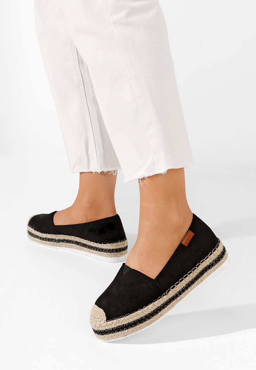 Espadrile dama Quarina negre