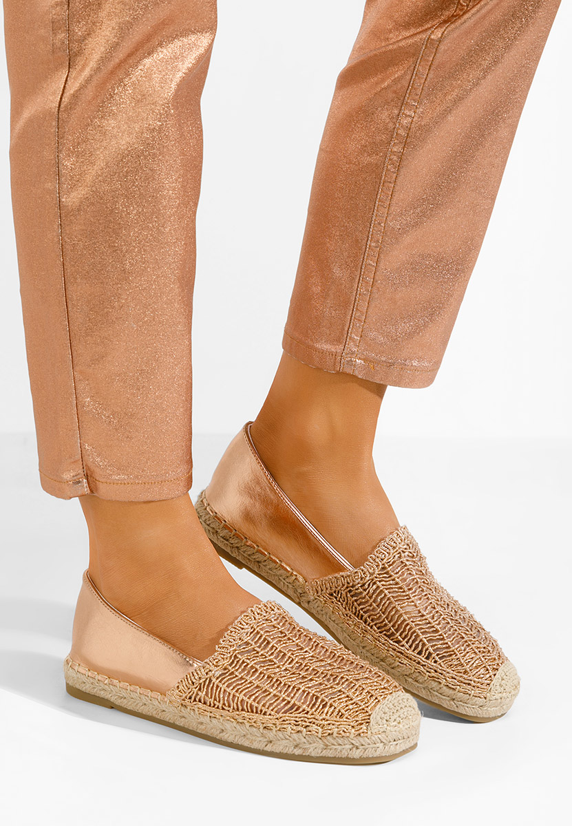 Espadrile dama Naesia champagne