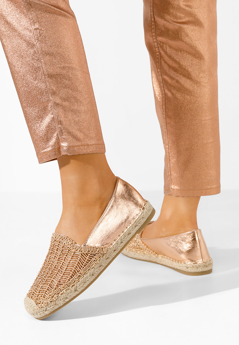 Espadrile dama Naesia champagne