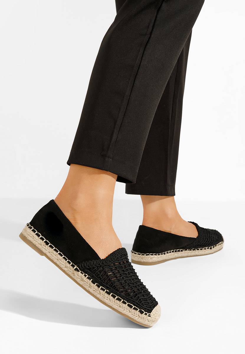 Espadrile dama Naesia negre