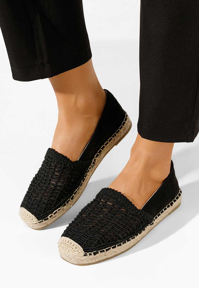 Espadrile dama Naesia negre