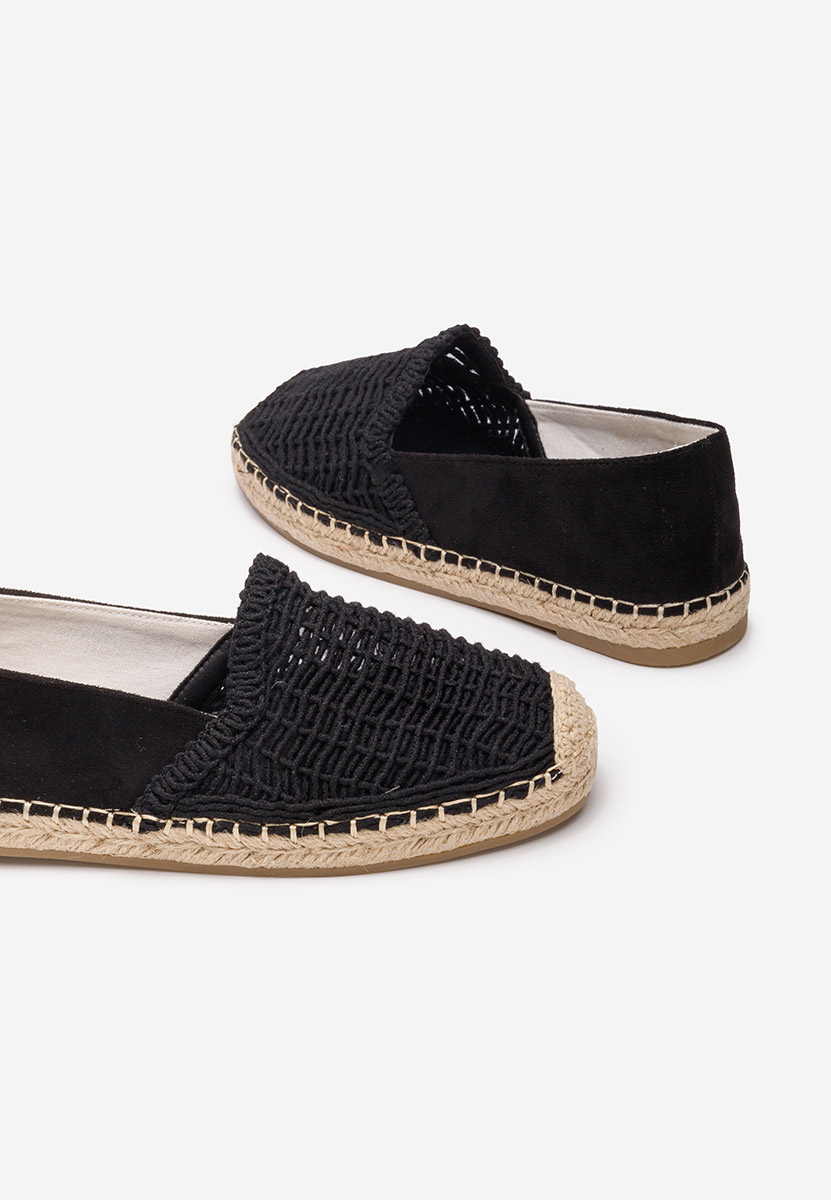 Espadrile dama Naesia negre