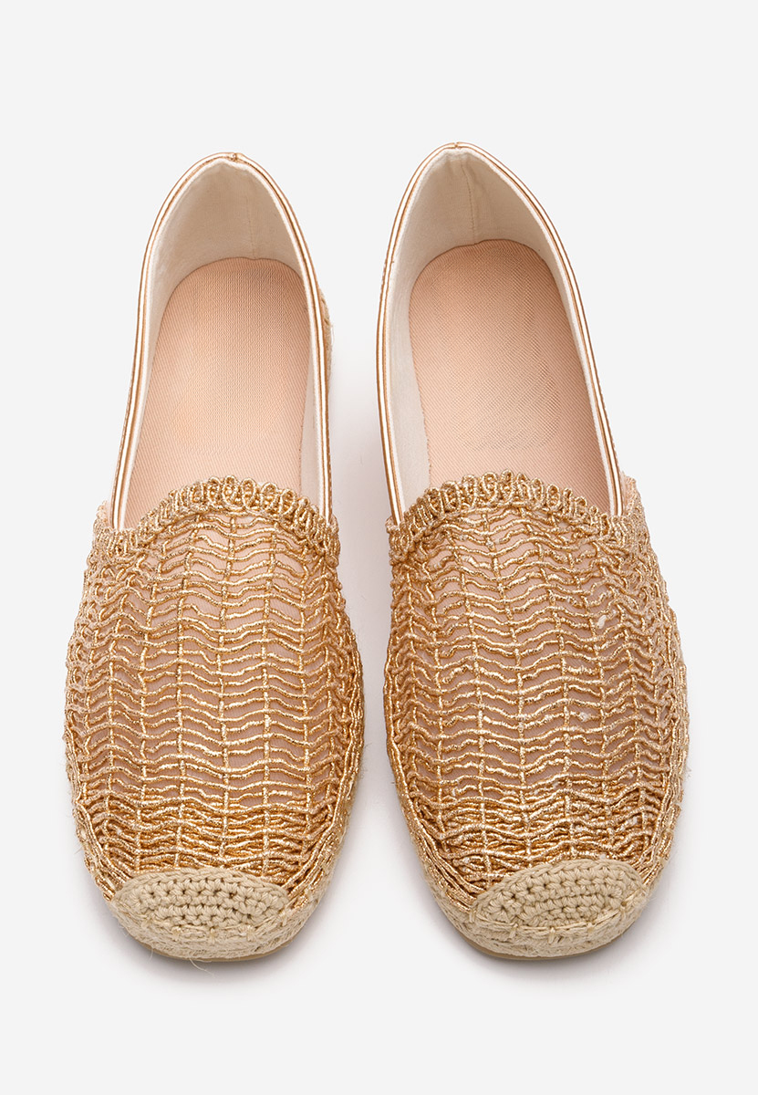 Espadrile dama Naesia champagne