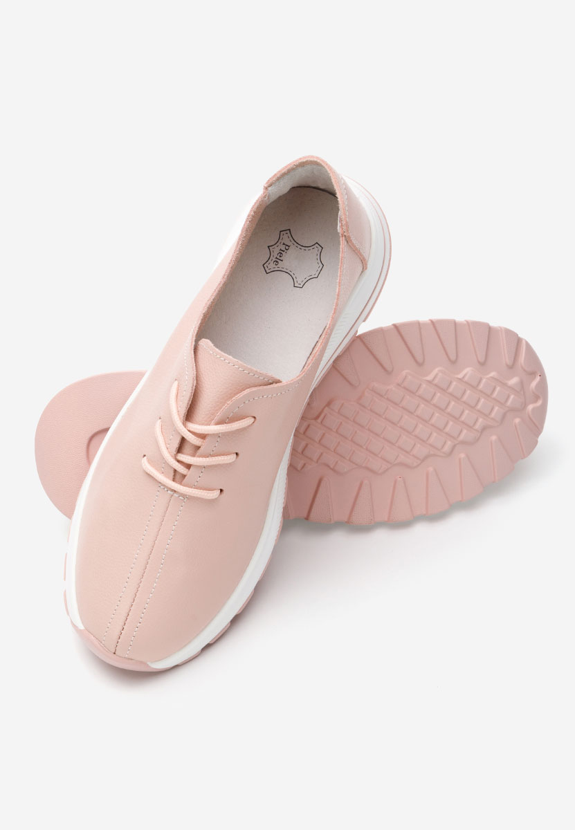 Pantofi casual dama piele Cici roz