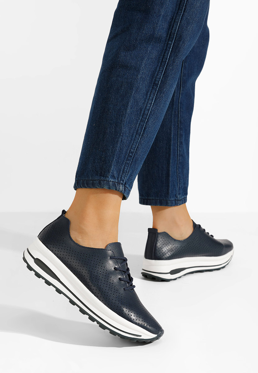 Sneakers dama piele Riona navy