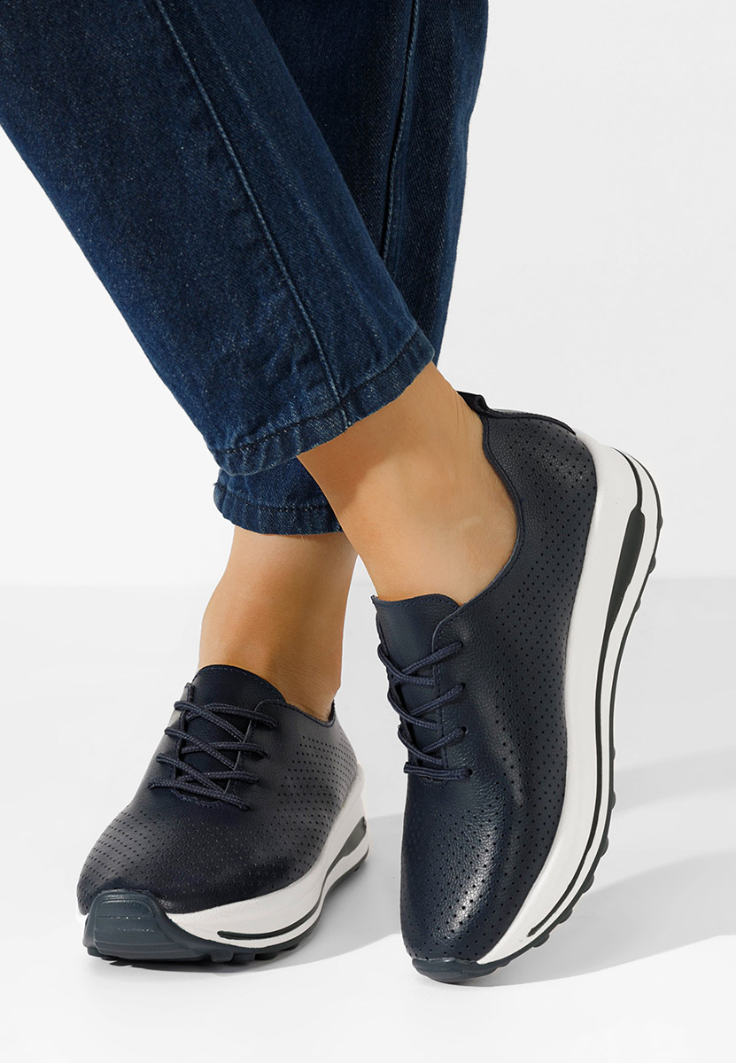 Sneakers dama piele Riona navy