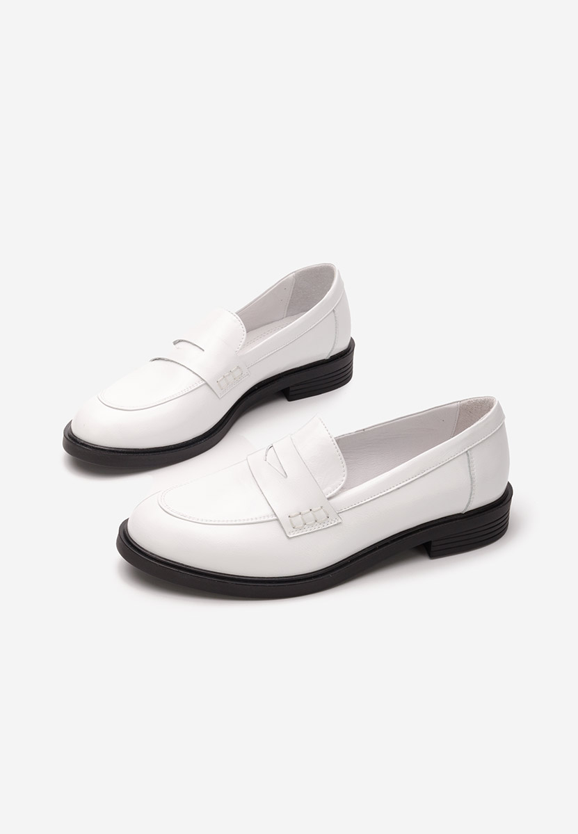 Loafers dama Zalaya V2 albi