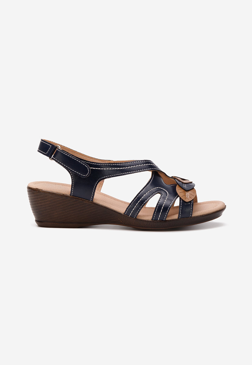 Sandale cu platforma Meliana navy