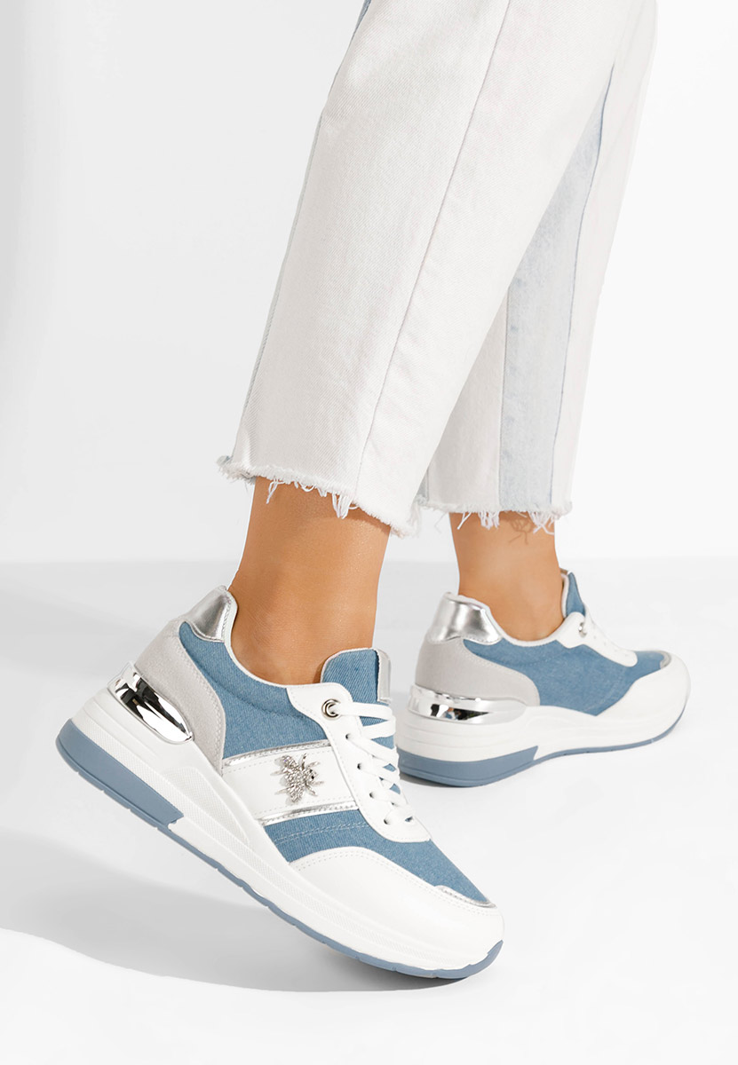 Sneakers cu platforma Gisela bleu