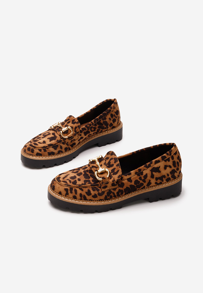 Mocasini dama Serina V2 leopard