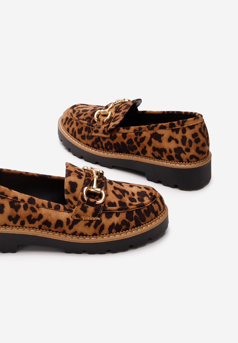 Mocasini dama Serina V2 leopard