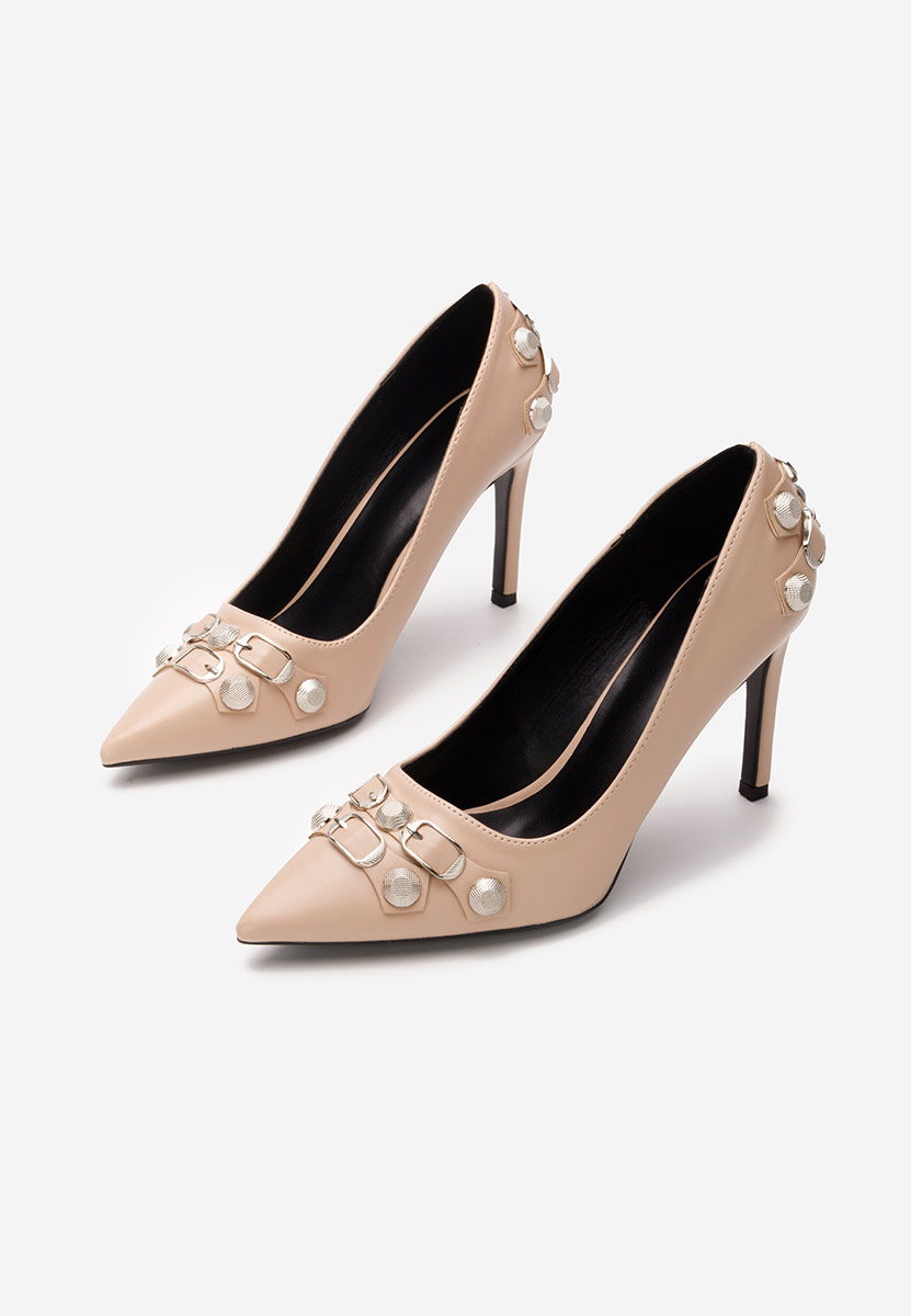 Pantofi stiletto Supreme nude