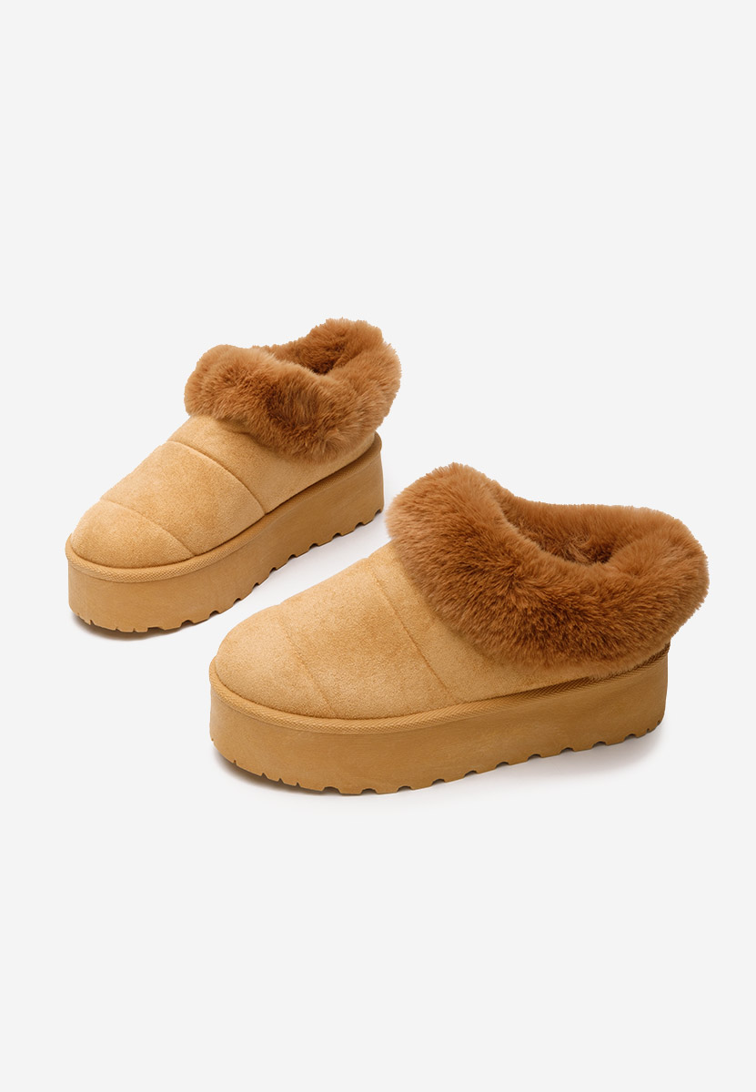 Cizme tip ugg Sevina V2 camel