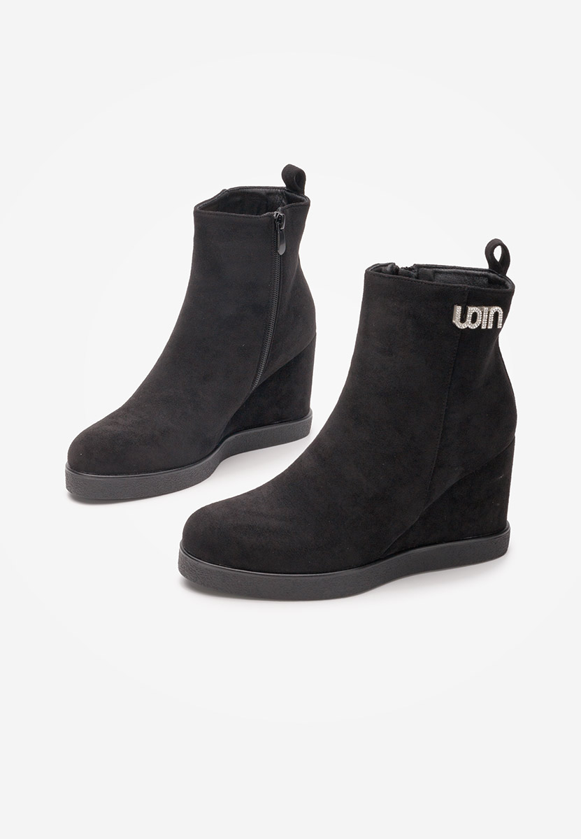 Botine cu platforma Niau negre