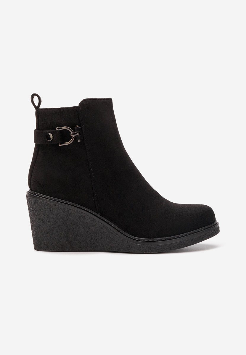 Botine cu platforma Darionna negre