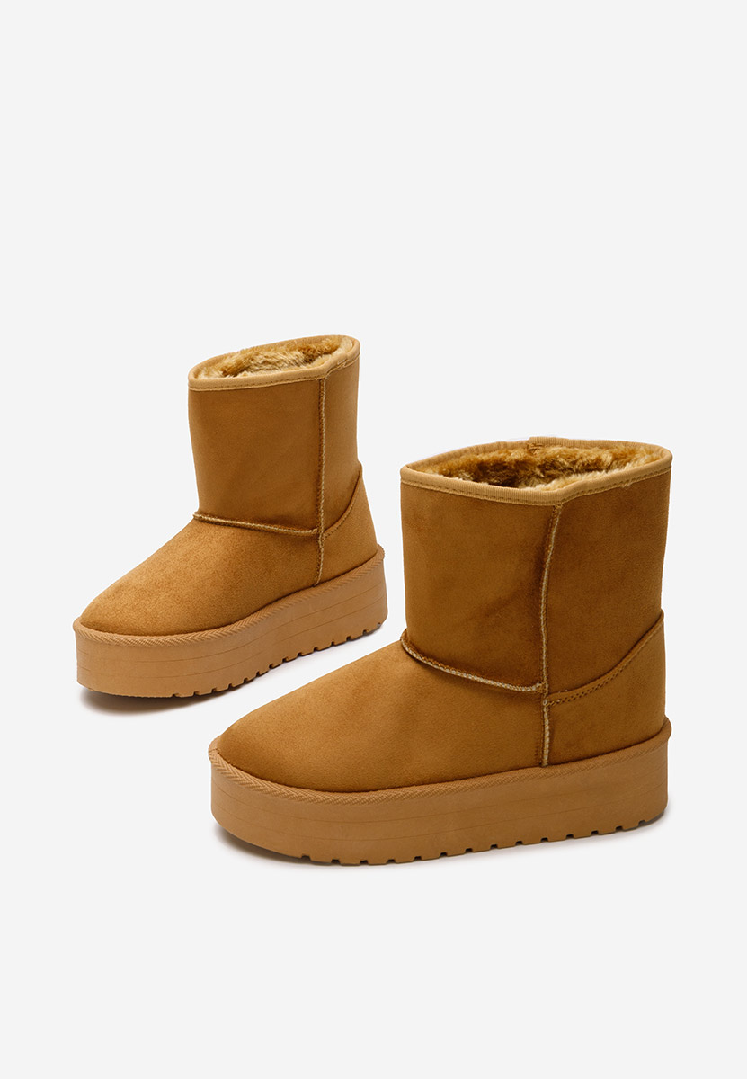 Cizme tip ugg Chrisia V2 camel