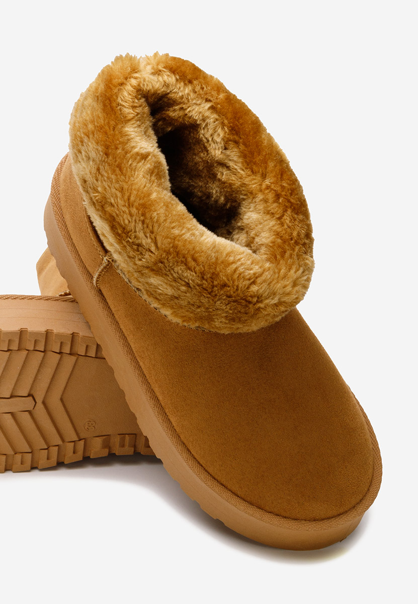 Cizme tip ugg Chrisia V2 camel