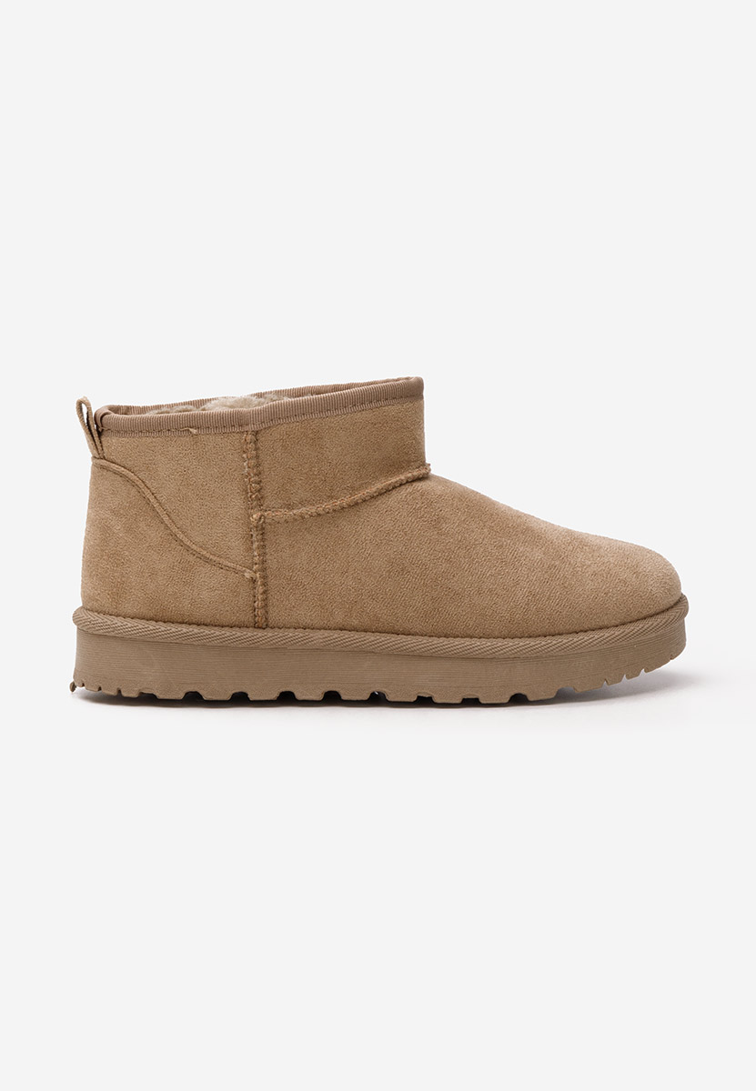 Cizme tip ugg Lilibet kaki