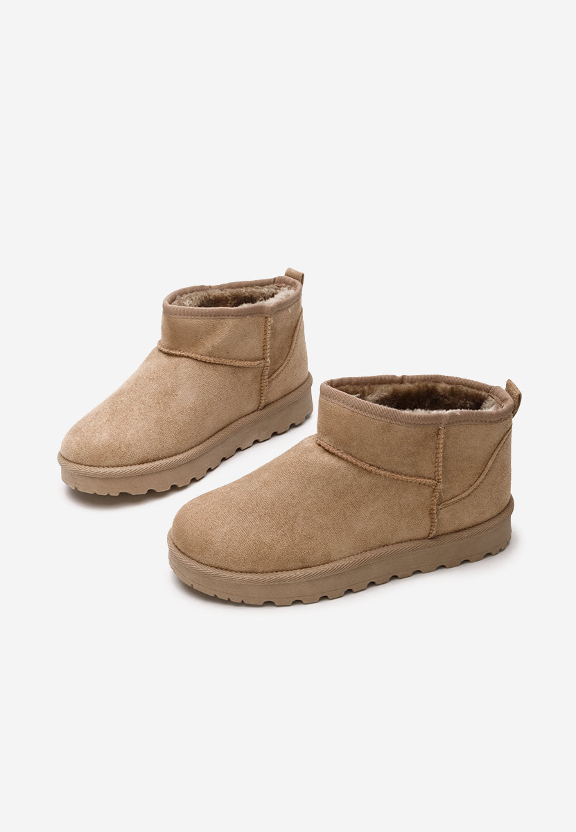 Cizme tip ugg Lilibet kaki