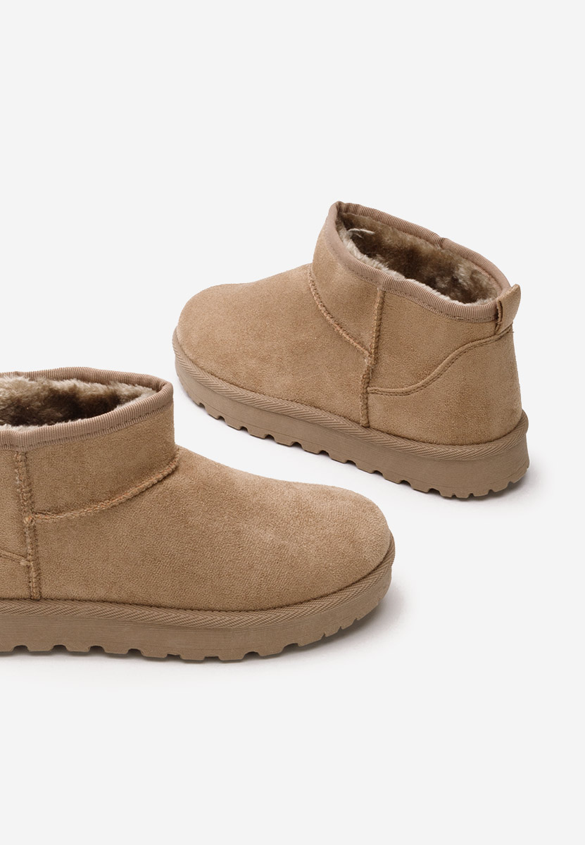 Cizme tip ugg Lilibet kaki