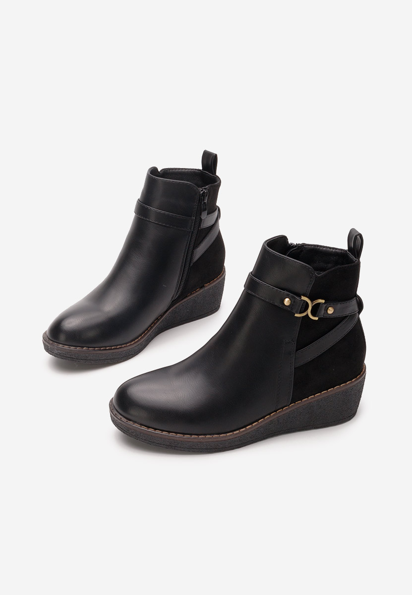 Botine cu platforma Dazie negre