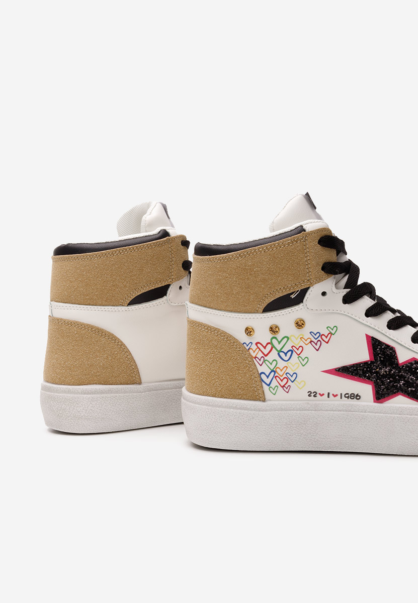 Sneakers High-Top Morella V2 albi