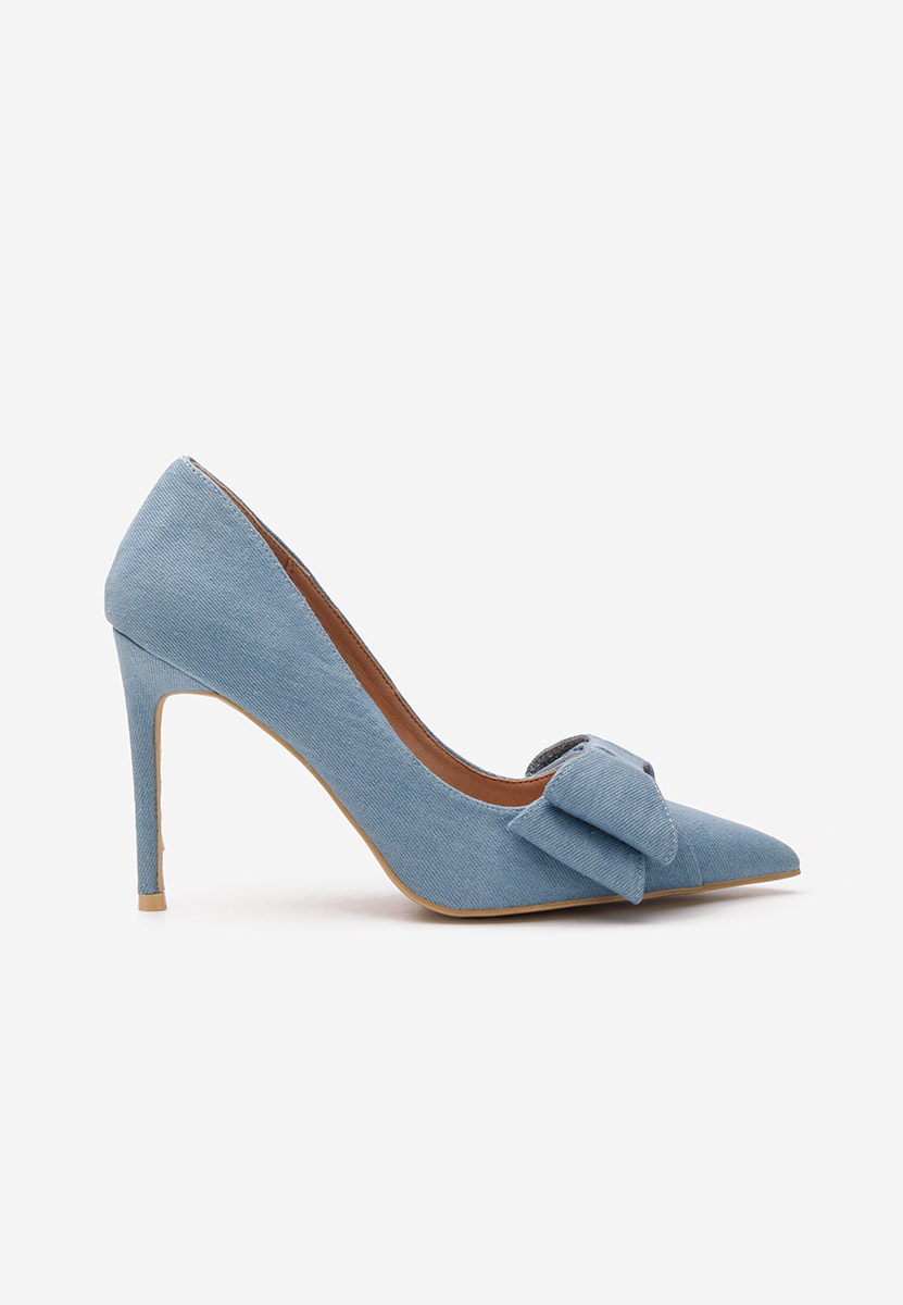 Pantofi stiletto Olimpia denim