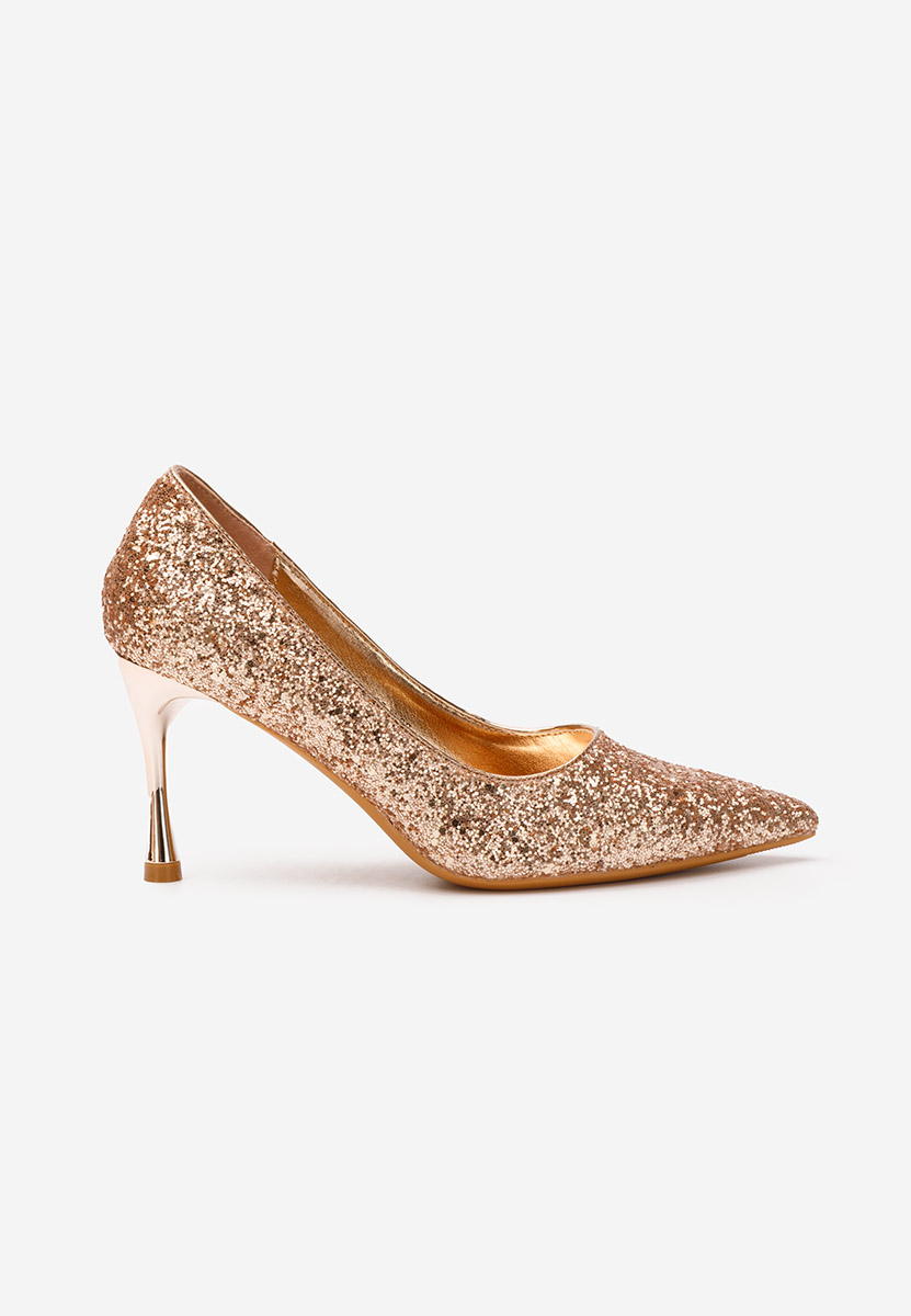 Pantofi stiletto Amilia champagne