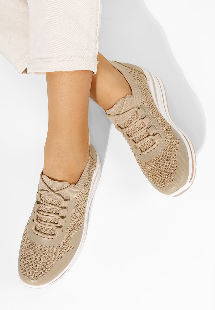 Sneakers cu platforma Gladise kaki