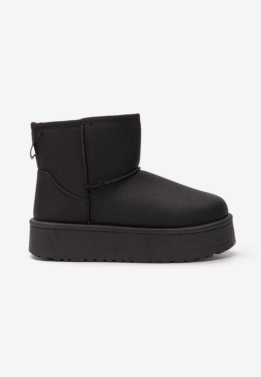 Cizme tip ugg Thresa negre