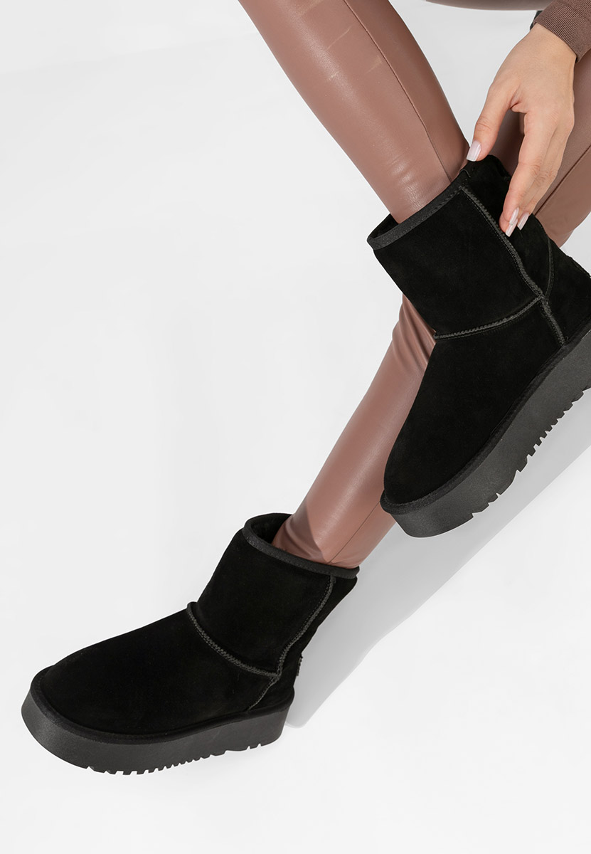 Cizme tip ugg Maya V2 negre