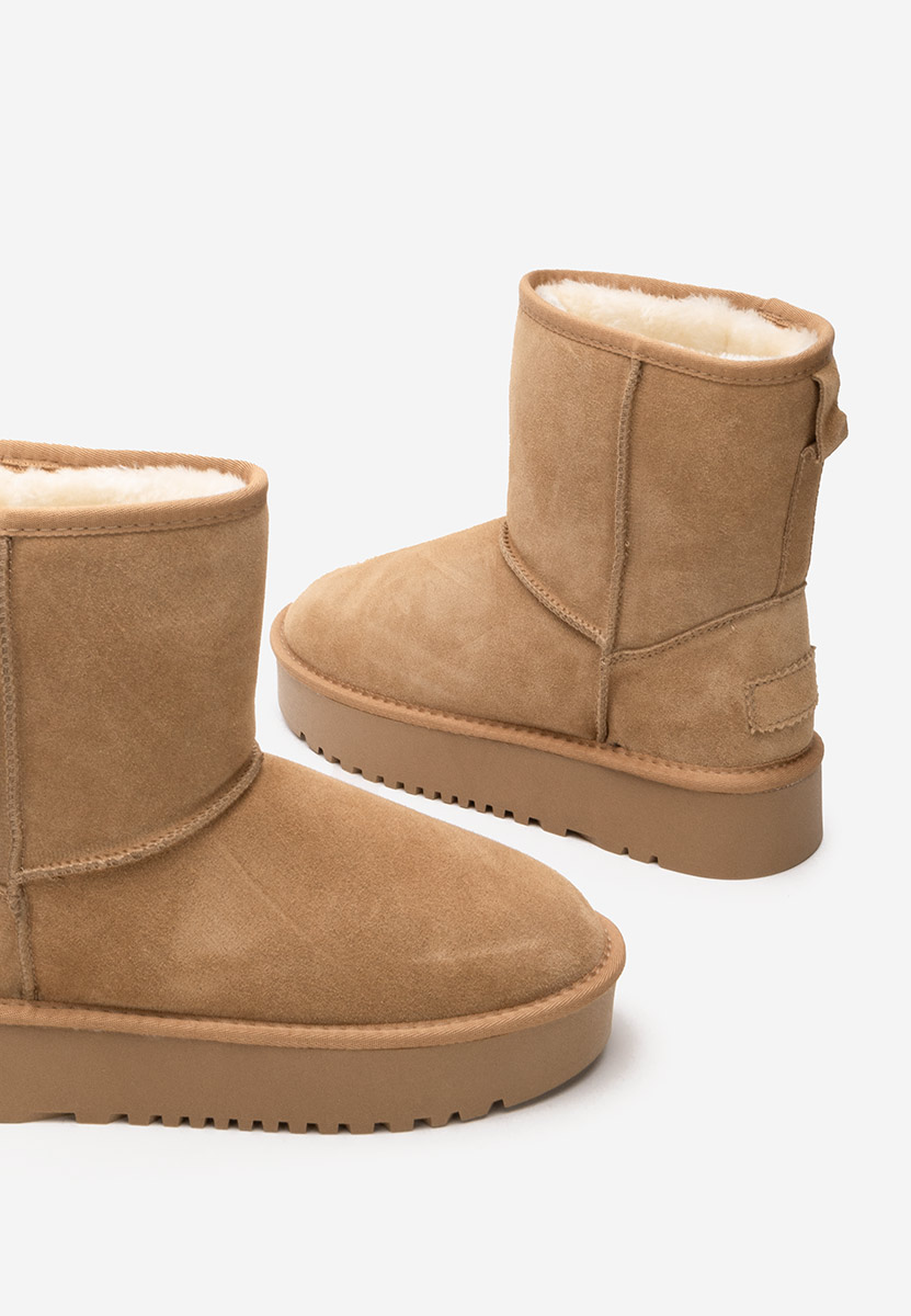 Cizme tip ugg Maya V2 camel