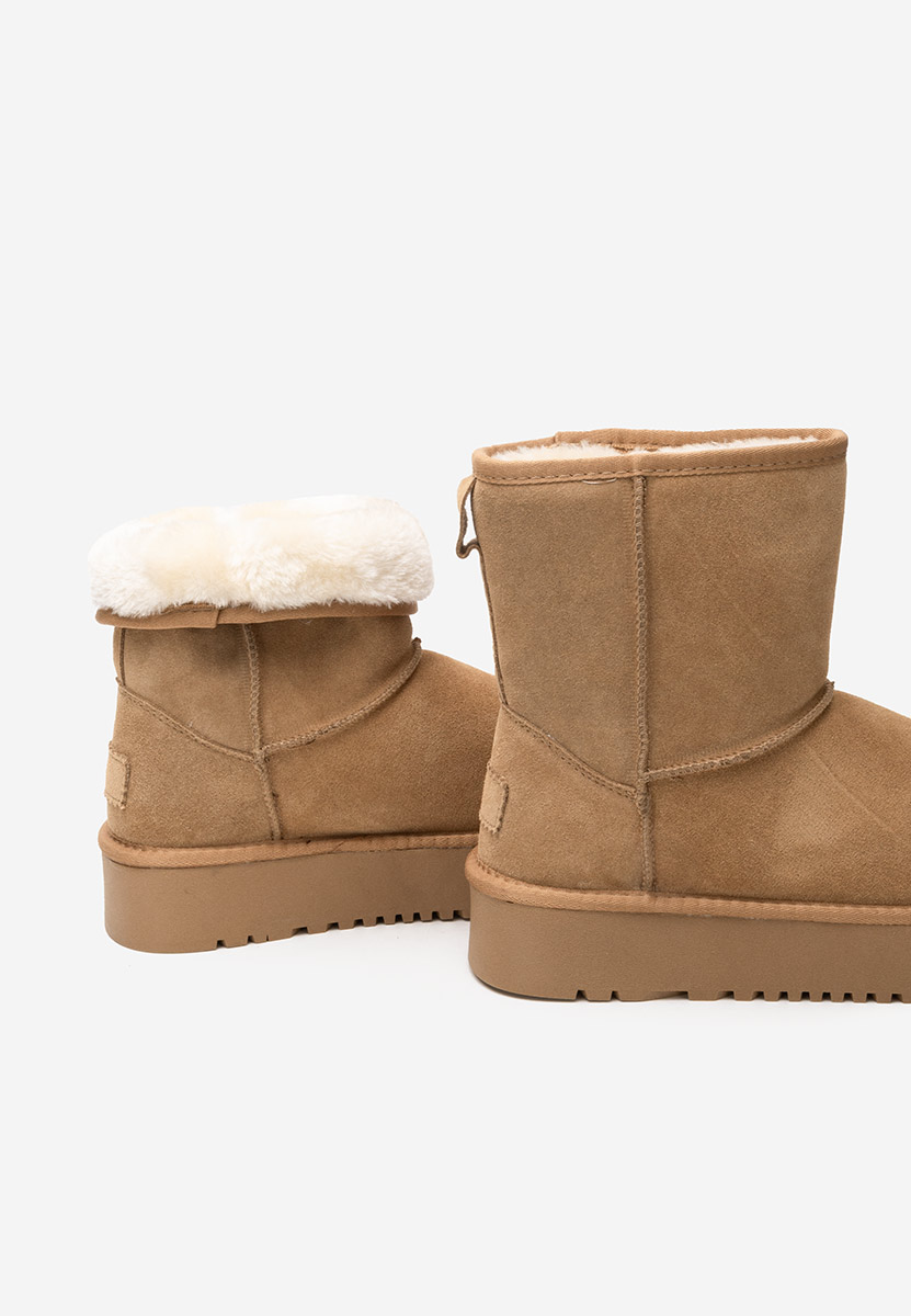 Cizme tip ugg Maya V2 camel