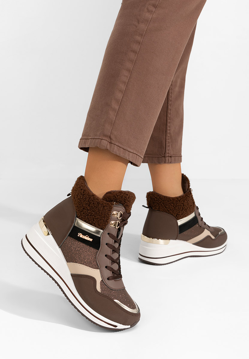 Sneakers High-Top Nadina maro