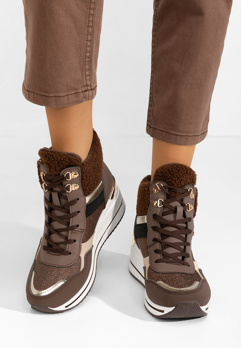 Sneakers High-Top Nadina maro