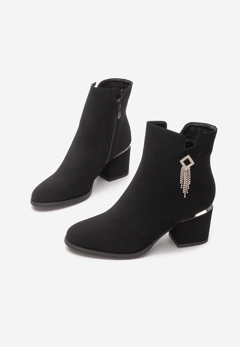 Botine dama elegante Centi negre