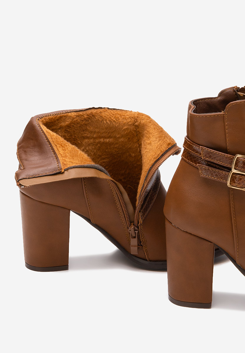 Botine elegante Caidesa camel