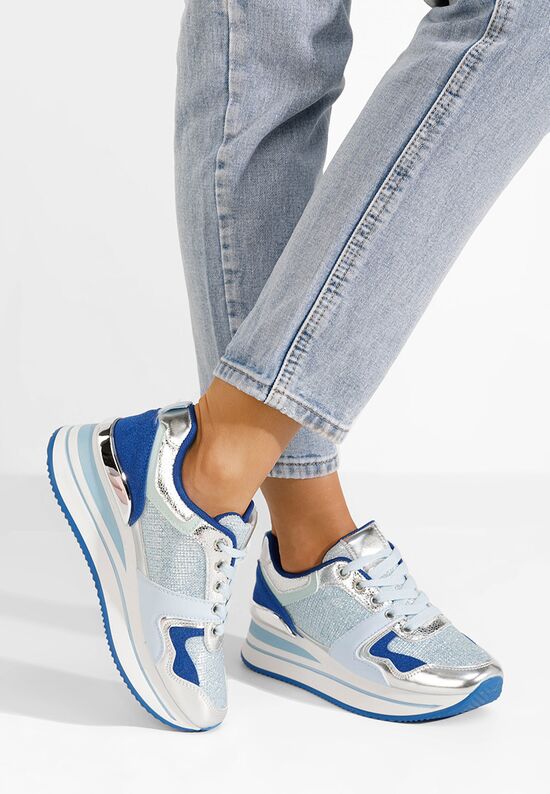 Sneakers cu platformă Daisie bleu